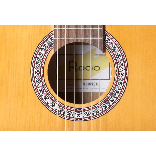GUITARRA CLÁSICA ROCIO 30 ELECTRIFICADA CUTAWAY NATURAL - Imagen 3