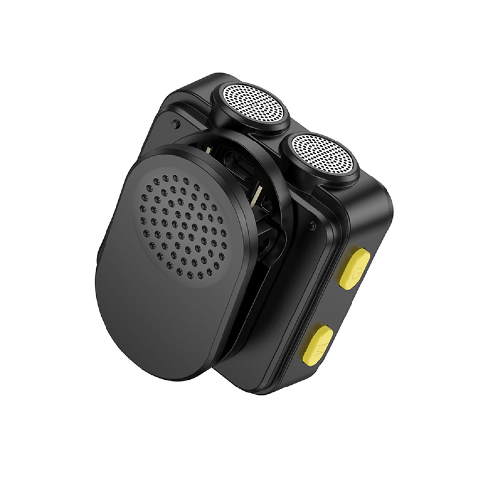 Micrófono Lavalier dual Hoco L17 inalámbrico magnético con ENC y USB-C/Lightning y estuche de 600mAh - Imagen 6