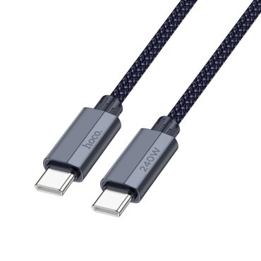 Cable Hoco U134 USB-C - USB-C PD 240W 1,8m en Azul
