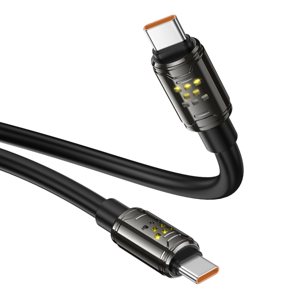 Cable Hoco U143 USB-C - USB-C PD 240W 1,2m y 6mm - Imagen 4