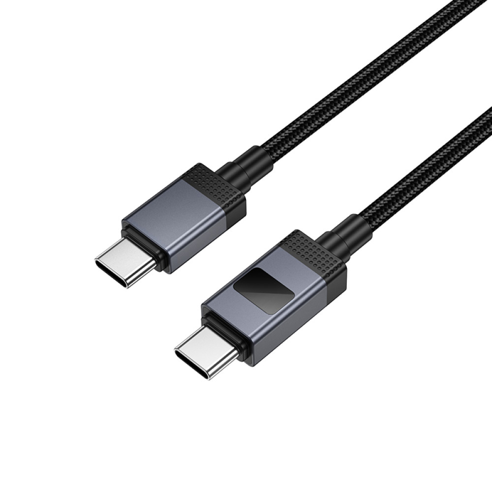 Cable Hoco X118 USB-C - USB-C PD 60W 1m con pantalla LED - Imagen 5