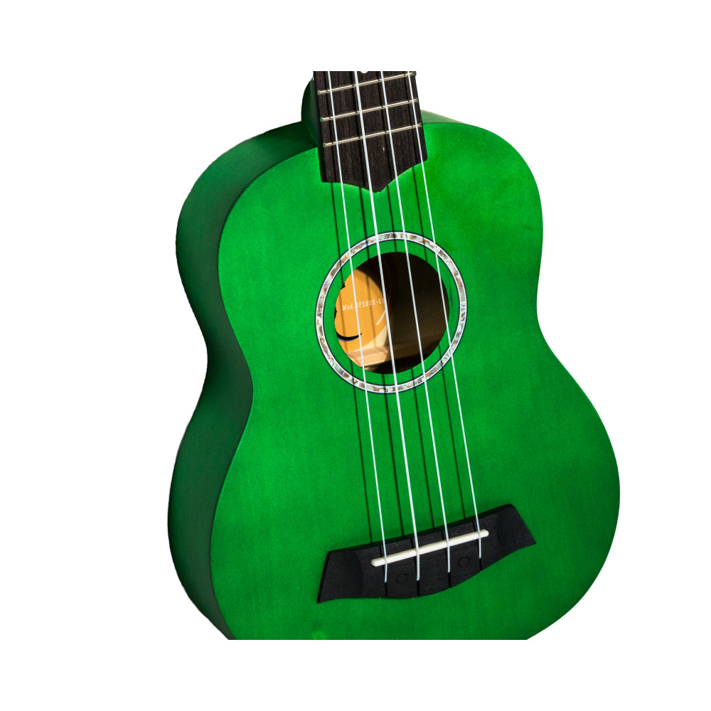 Ukelele Soprano Bones SP200S-GN Linden Verde Satinado - Imagen 3