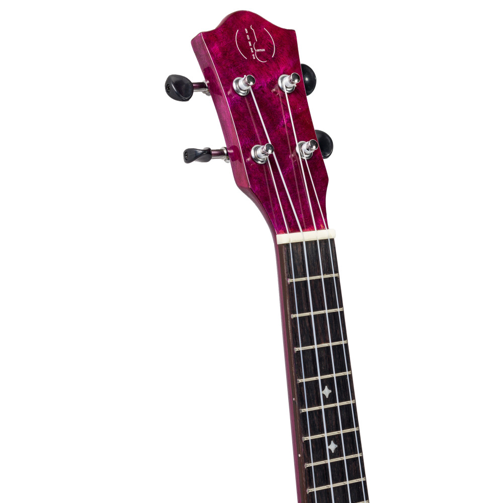 Ukelele Soprano Bones SP630S-PU Arce Purpura Brillo - Imagen 4