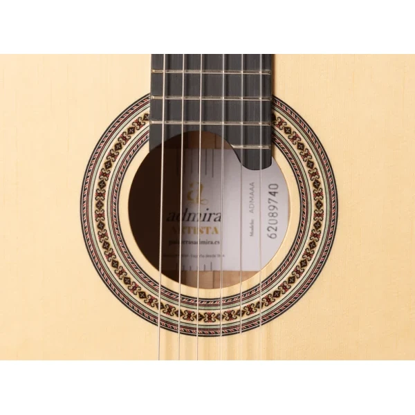 GUITARRA CLÁSICA ADMIRA ARTISTA SERIE CONSERVATORIO TAPA ABETO FONDO ARCE - Imagen 3