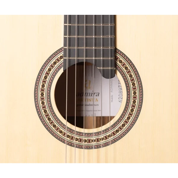 GUITARRA CLÁSICA ADMIRA ARTISTA SERIE CONSERVATORIO TAPA ABETO FONDO SANTOS - Imagen 3