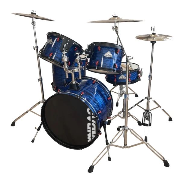BATERÍA JINBAO BOMBO 22" AZUL - Imagen 3